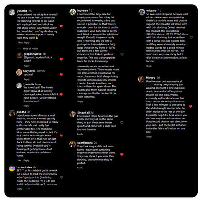 Instant Volume Sticky Bra Inserts